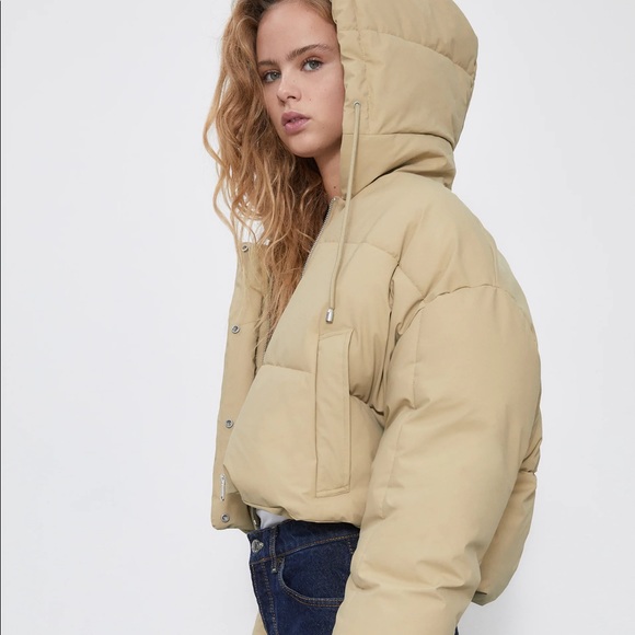 Zara Elastic Trim Padded Jacket - Picture 8 of 15